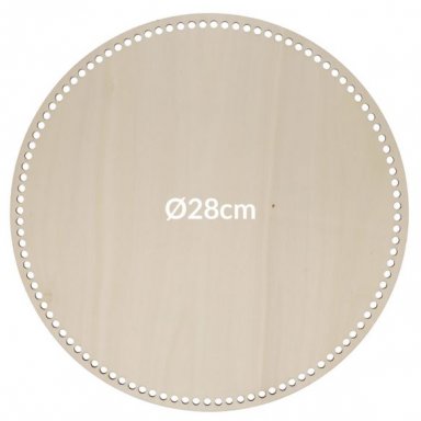 Houten Tasbodem 28 cm