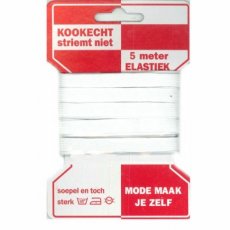 Elastiek 10mm wit