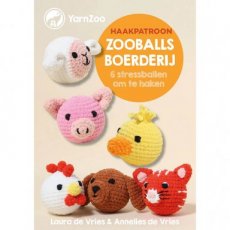 Haakboek Zooballs Boerderij stressbal