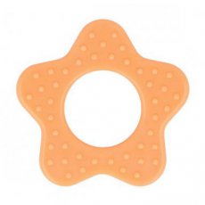 Opry Bijtring ster met noppen 65mm Oranje Beige