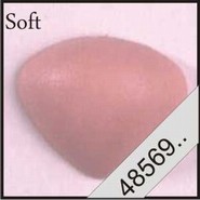 Veiligheids driehoeks neus soft roze 15 mm