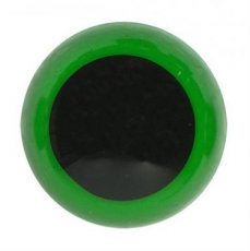 Veiligheidsogen 18 mm groen - zwart