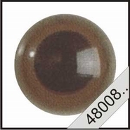 Veiligheidsogen 6 mm bruin-zwart
