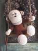 XXL Funny Monkey Rusty + kledingset Boy